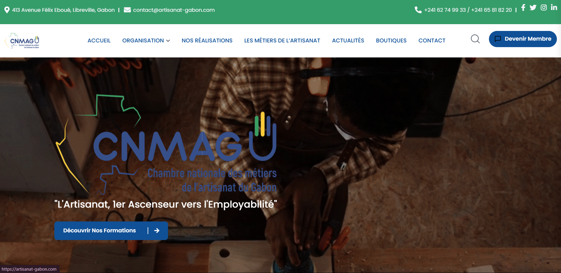 Site web officiel CNMAG